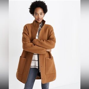 Madewell Camel Estate Cocoon Coat